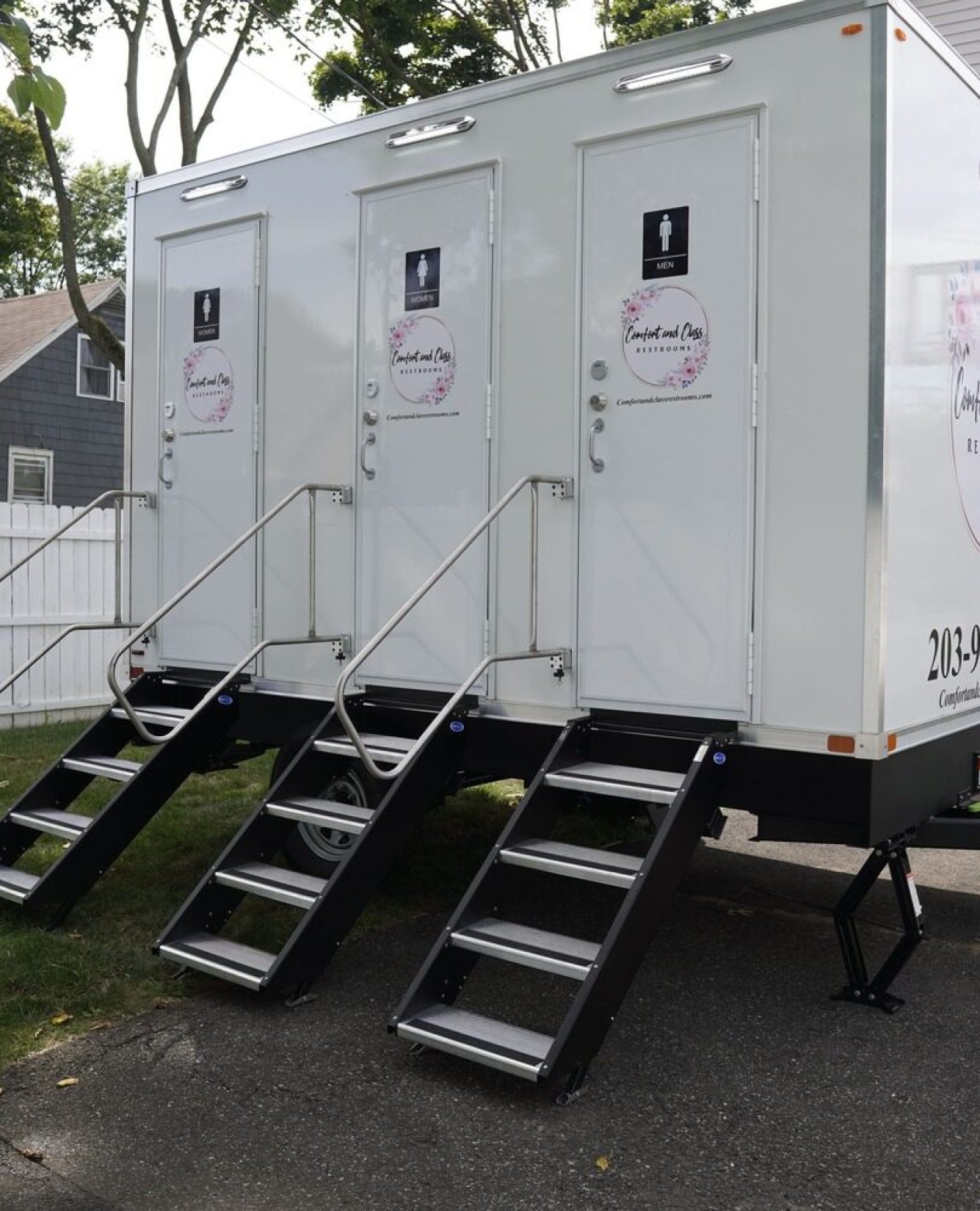 Comfort and Class Restrooms Trailers